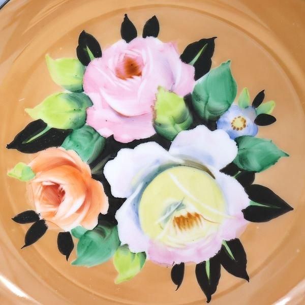 オールドノリタケ ラスター彩 デザートプレート(薔薇) - ANTIQUE オールドノリタケ ラスター彩 デザートプレート(薔薇) - ANTIQUE