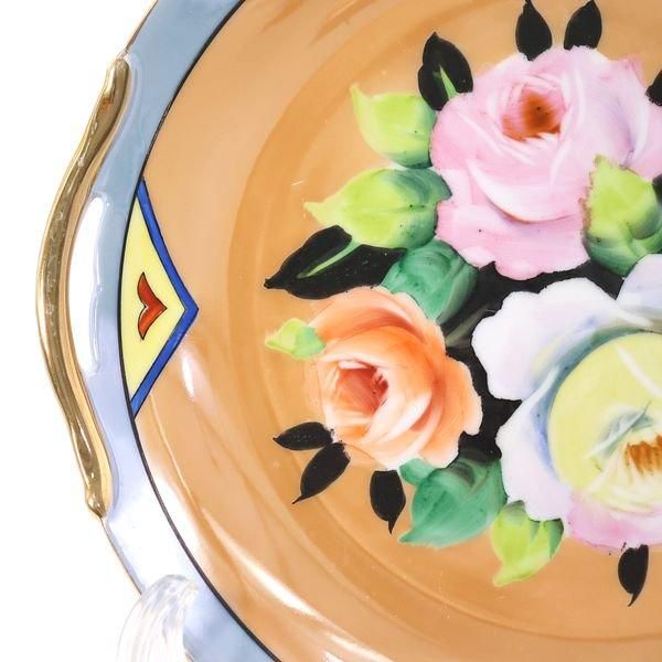 オールドノリタケ ラスター彩 デザートプレート(薔薇) - ANTIQUE オールドノリタケ ラスター彩 デザートプレート(薔薇) - ANTIQUE
