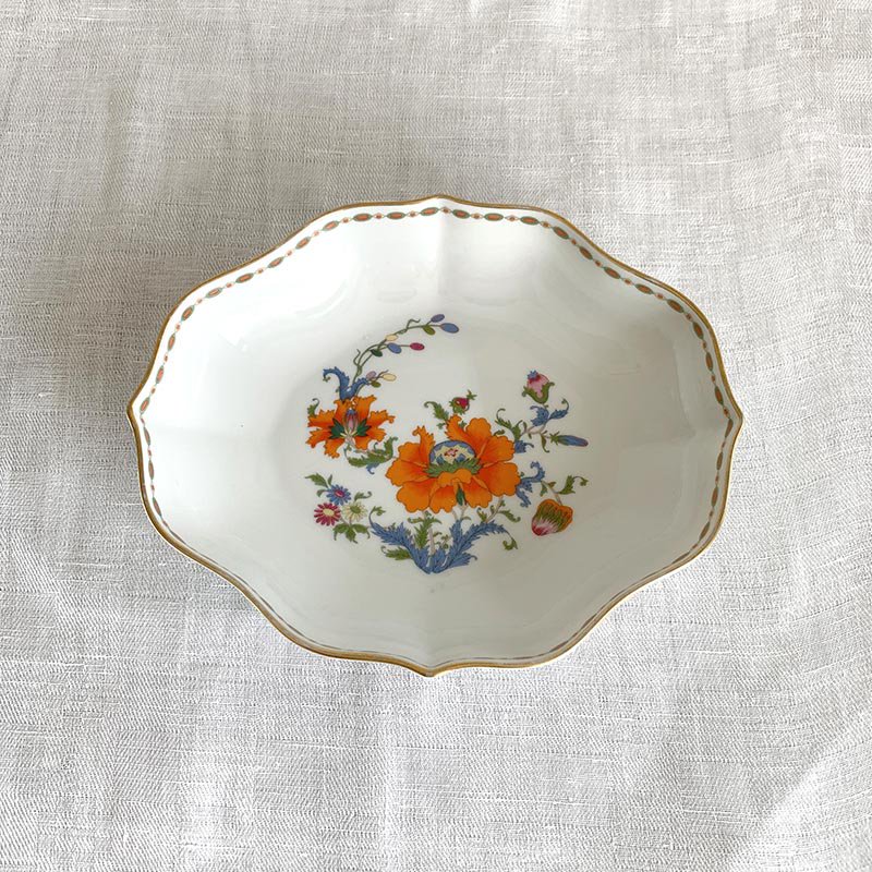 リモージュ　レオナルド　お花柄プレート　深皿の画像