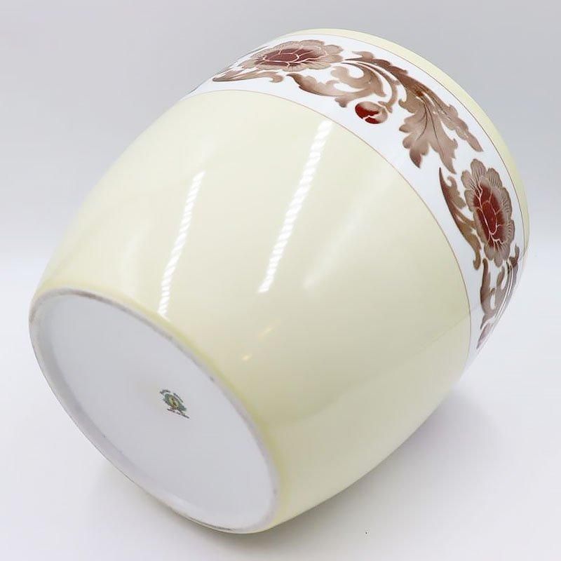 ノリタケ 火鉢 レトロ アンティーク 花唐草