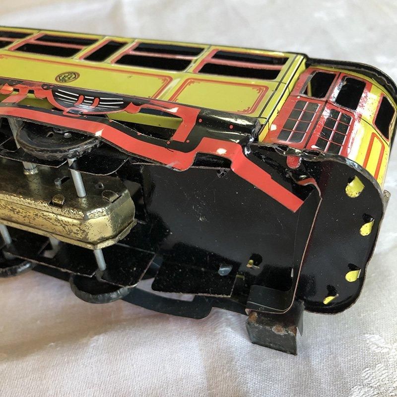ブリキ おもちゃ トラム ケーブルカー 路面電車 - ANTIQUE LEAVES ブリキ おもちゃ トラム ケーブルカー 路面電車 - ANTIQUE LEAVES