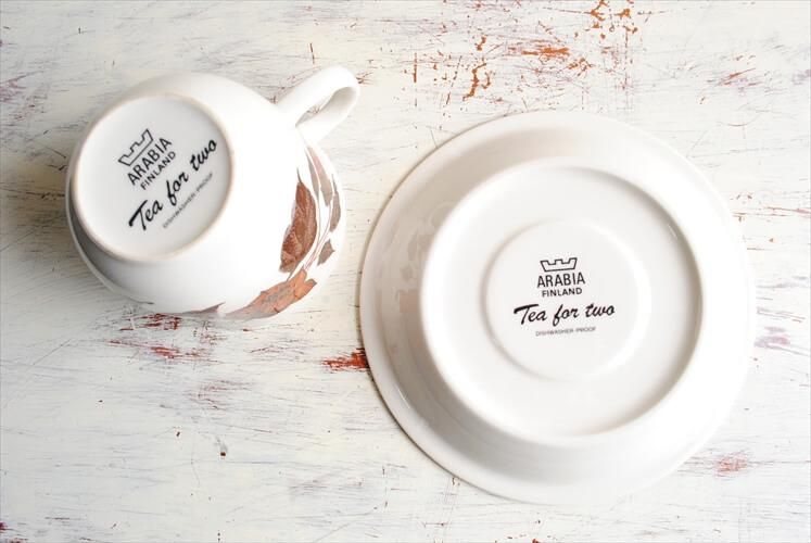 ARABIA アラビア Tea for two ティーフォートゥー ティーカップ ARABIA アラビア Tea for two ティーフォートゥー ティーカップ
