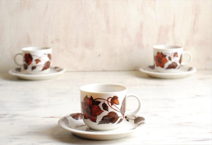 アラビア カフェ カップ&ソーサー フィンランドヴィンテージ