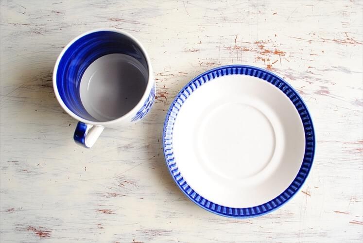 BOCH コーヒーカップ&ソーサー ベルギー製ヴィンテージ