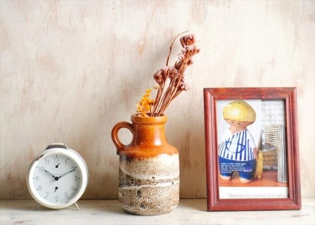 西ドイツ製 ヴィンテージ Scheurich窯 陶器の花瓶 Fat lava 花器 西ドイツ製 ヴィンテージ Scheurich窯 陶器の花瓶 Fat lava 花器