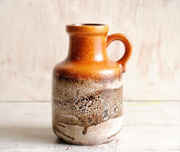 西ドイツ製 ヴィンテージ Scheurich窯 陶器の花瓶 Fat lava 花器 西ドイツ製 ヴィンテージ Scheurich窯 陶器の花瓶 Fat lava 花器