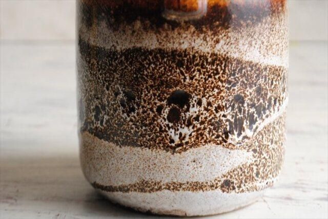 西ドイツ製 ヴィンテージ Scheurich窯 陶器の花瓶 Fat lava 花器 西ドイツ製 ヴィンテージ Scheurich窯 陶器の花瓶 Fat lava 花器