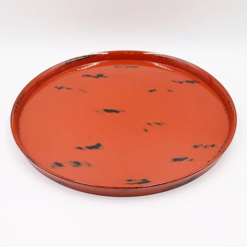 ♪煎茶道具　時代物塗り盆　いたみが 煎茶盆 - わより