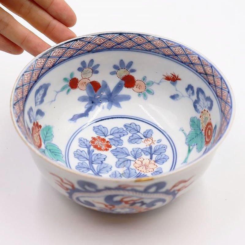 鍋島　色絵格子柘榴文　高台皿 鍋島 色絵格子柘榴文 高台皿 （鍋島色絵芥子文皿 文化遺産