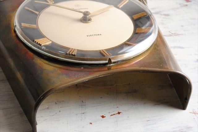 JUNGHANS ユンハンス 壁掛け時計 ビンテージ ATO-MAT ジャンク ヴィンテージ インテリア雑貨/ 陶製 壁掛け時計 Junghans製