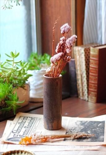 デンマーク 陶器 一輪挿し 北欧ヴィンテージ