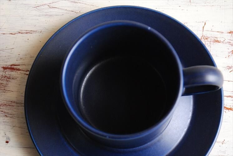 アラビア ブルース カップ&ソーサー 北欧ヴィンテージ