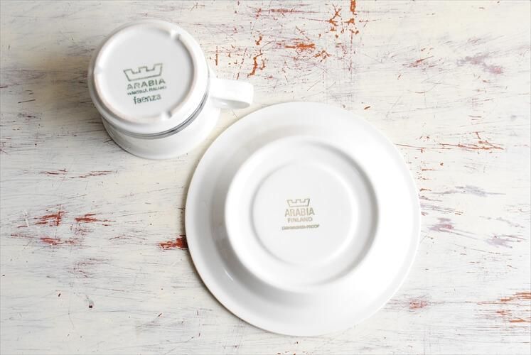 ARABIA アラビア ファエンツァ カップ&ソーサー faenza 北欧食器