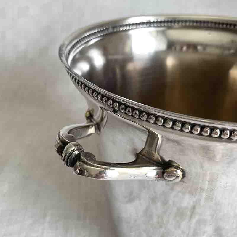 フランス製高級シャンパンクーラー美しい意匠付き