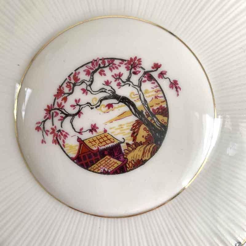 フランス アンティーク♡ リモージュ　ジャポニズム 鳥　皿　６枚 フランス アンティーク♡ リモージュジャポニズム 鳥皿6枚