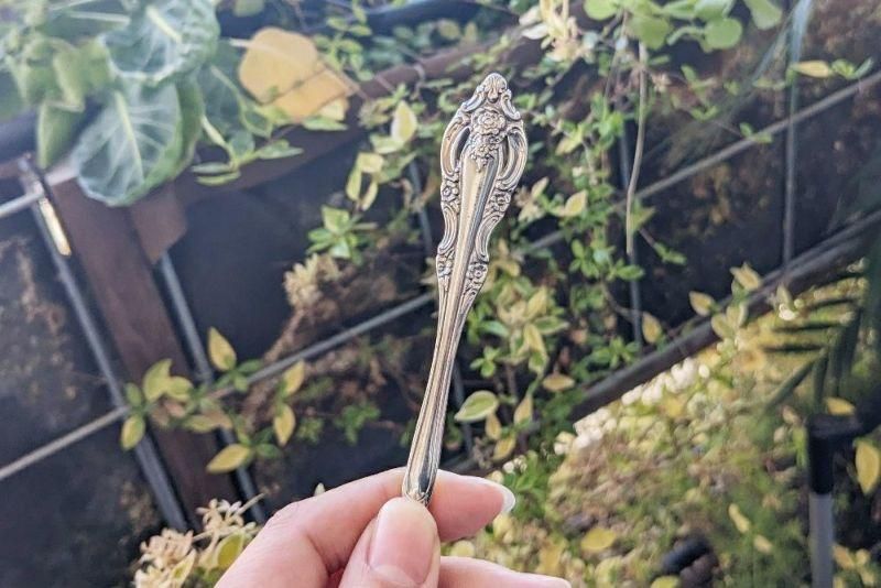 ヴィンテージバターナイフ 透かし装飾 - ANTIQUE LEAVES ヴィンテージバターナイフ 透かし装飾 - ANTIQUE LEAVES