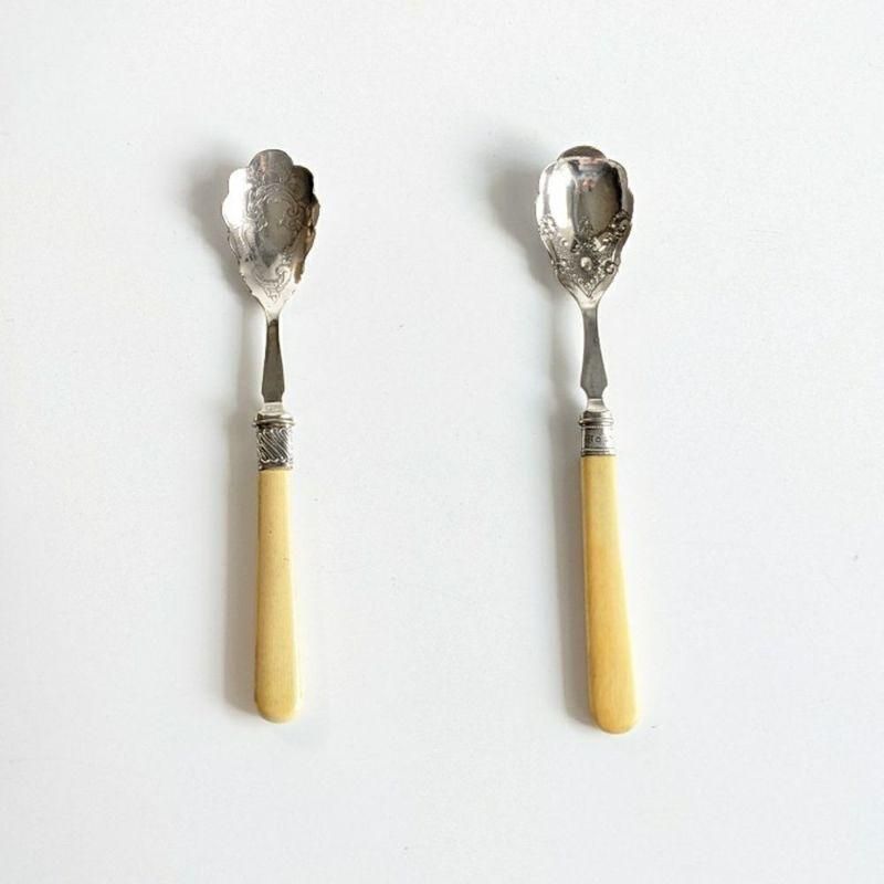 純銀 スターリング シルバー ベリースプーン サービングスプーン