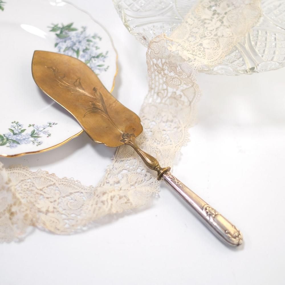 【ラッピング不可】 フランス ケーキサーバー アンティーク - LEAVES ANTIQUE 調理器具