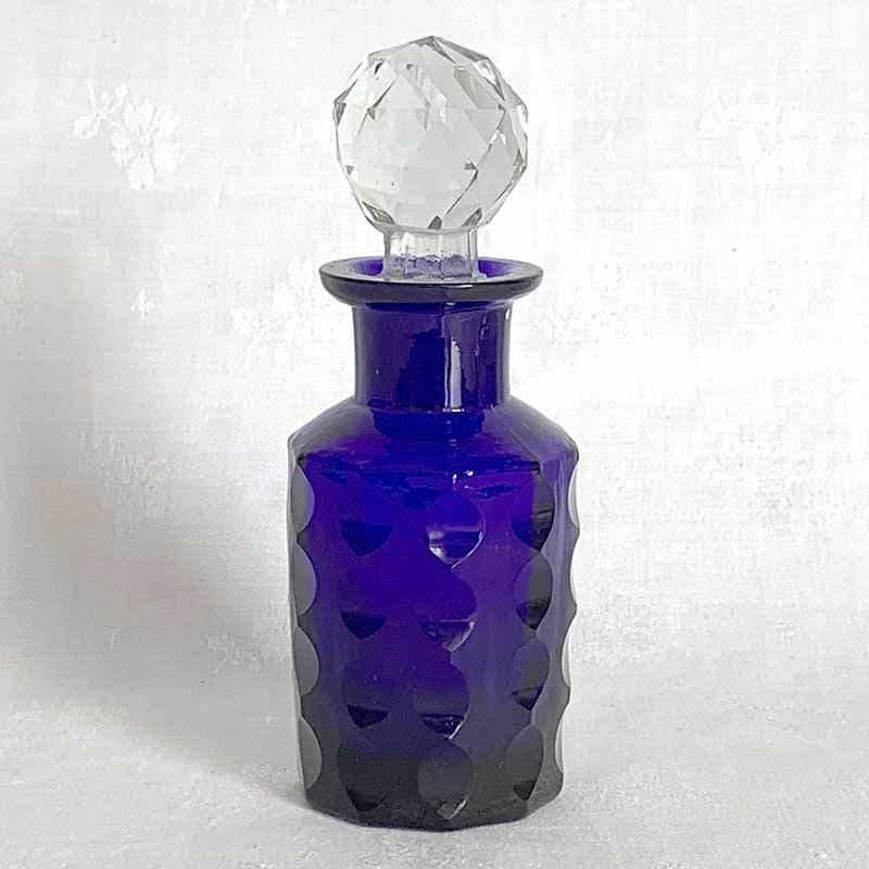 薬瓶 ガラス瓶 小瓶 蓋付瓶 ガラス 古道具Antique Sam's Collection