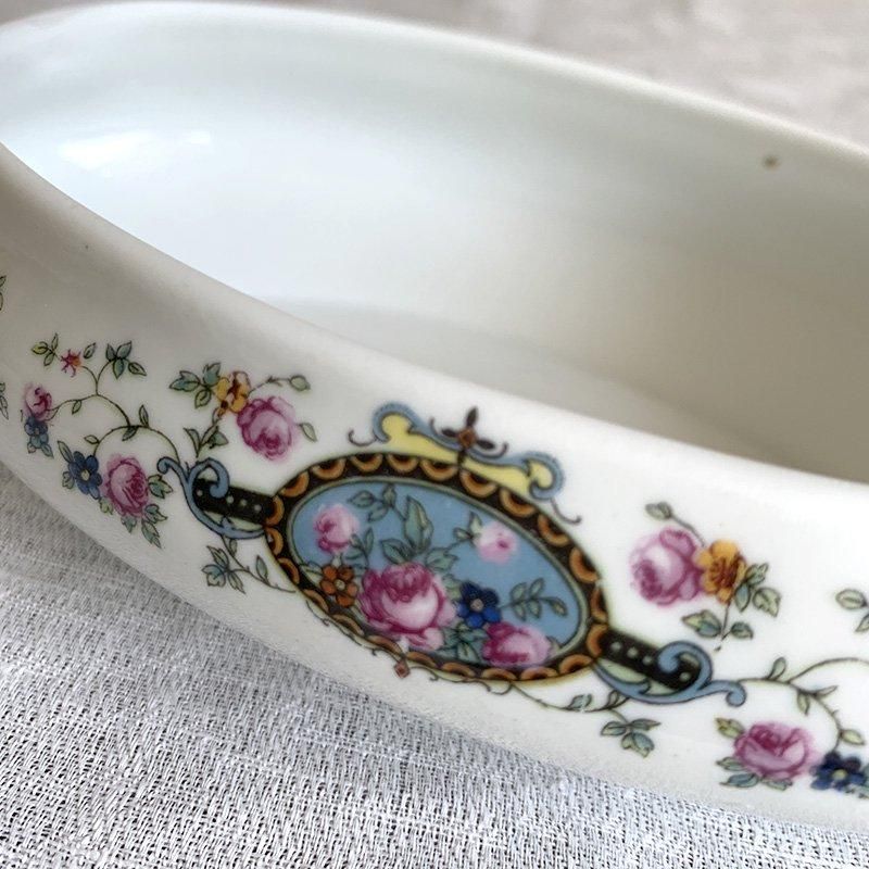 ボンボニエール オーバル 花プリント Limoges リモージュ