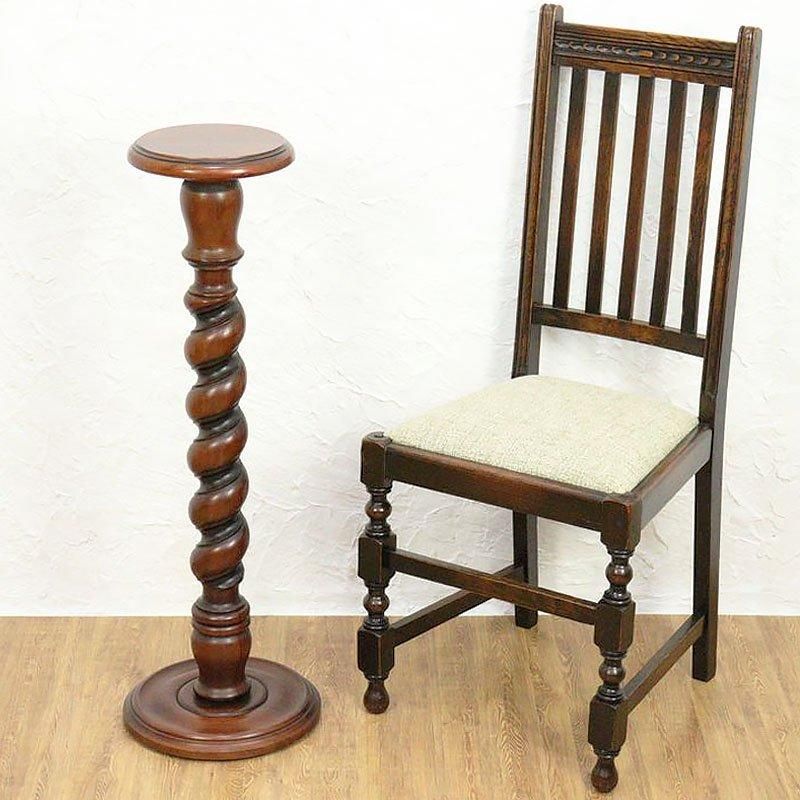 英国アンティーク フラワースタンド ツイストレッグ ディスプレイ サイドテーブル ヨーロッパ製 ツイストレッグ フラワースタンド アンティーク