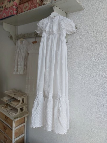 アンティーク洗礼ベビードレスの画像