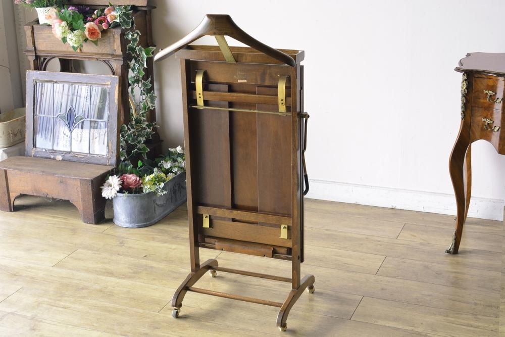 プレッサー　アンティーク ベルギー製ビンテージズボンプレッサー｜木製で便利な一品