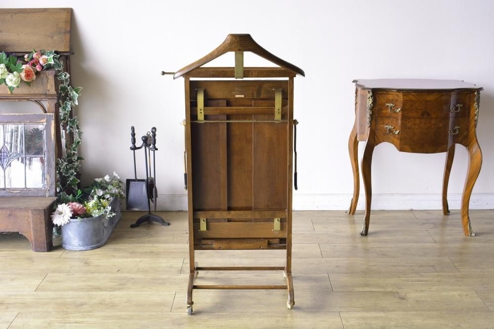 プレッサー　アンティーク ベルギー製ビンテージズボンプレッサー｜木製で便利な一品