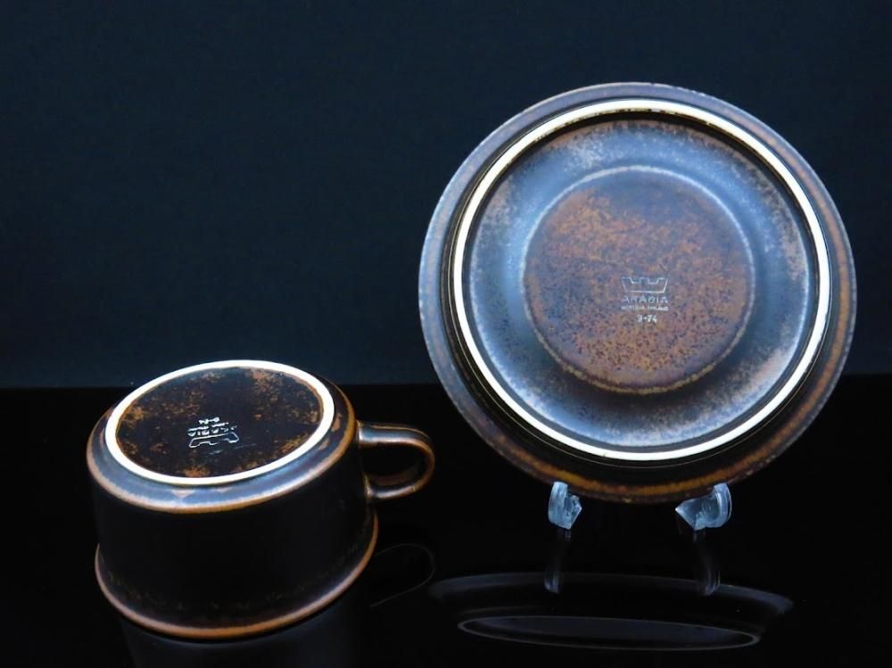 ARABIA アラビア Ruskaルスカ ティーカップ＆ソーサー20cmプレート