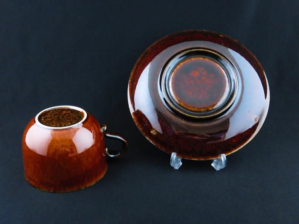 希少色！ スウェーデン製 Upsala Ekeby Gefle olive カップ