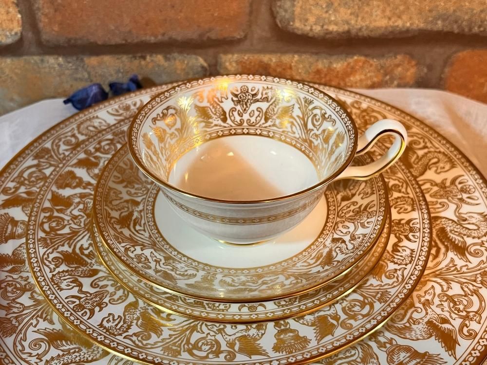 ヴィンテージ ウェッジウッド フロレンティーンゴールド