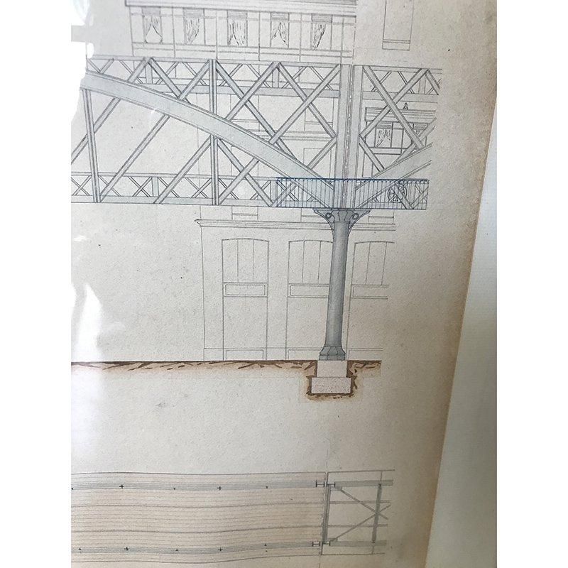 パリ地下鉄アンティーク路線図 1900年代の貴重な図面