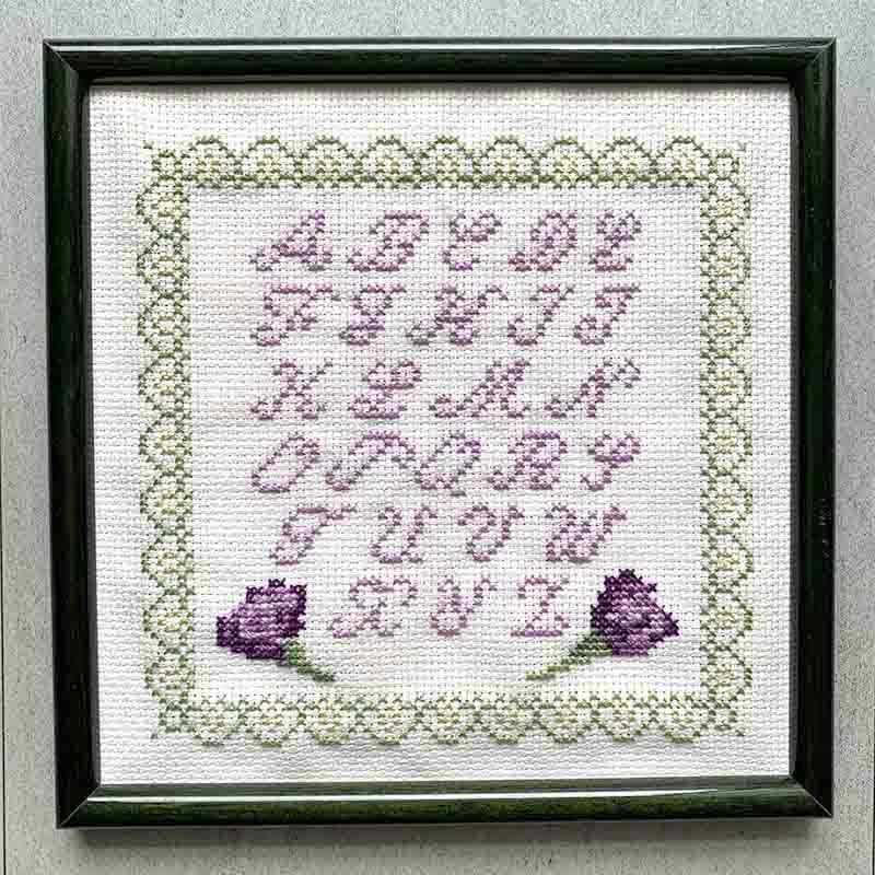 アルファベット刺繍 クロスステッチ ABC刺繍 サンプラー アルファベット刺繍 クロスステッチ ABC刺繍 サンプラー