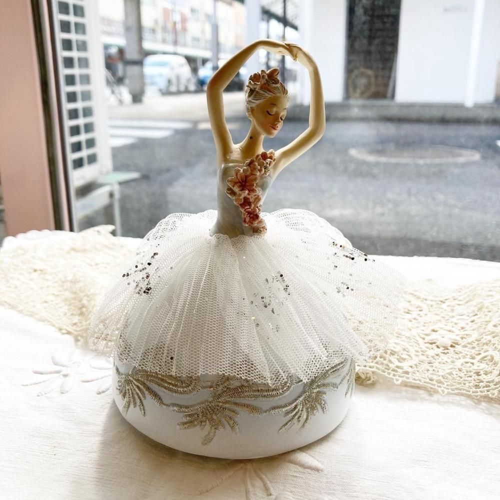バレリーナ オルゴール ハンドペイント ギフトにも最適