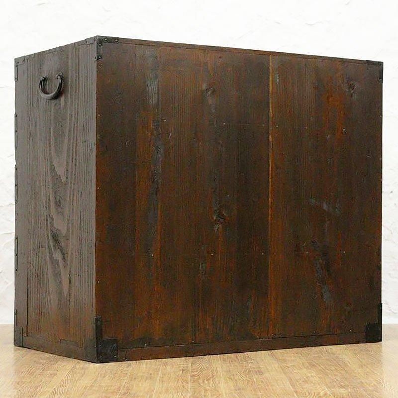 小箪笥 小物箪笥 和家具 時代金具 蕨手金具 アンティーク 明治 小箪笥 小物箪笥 和家具 時代金具 蕨手金具 アンティーク 明治