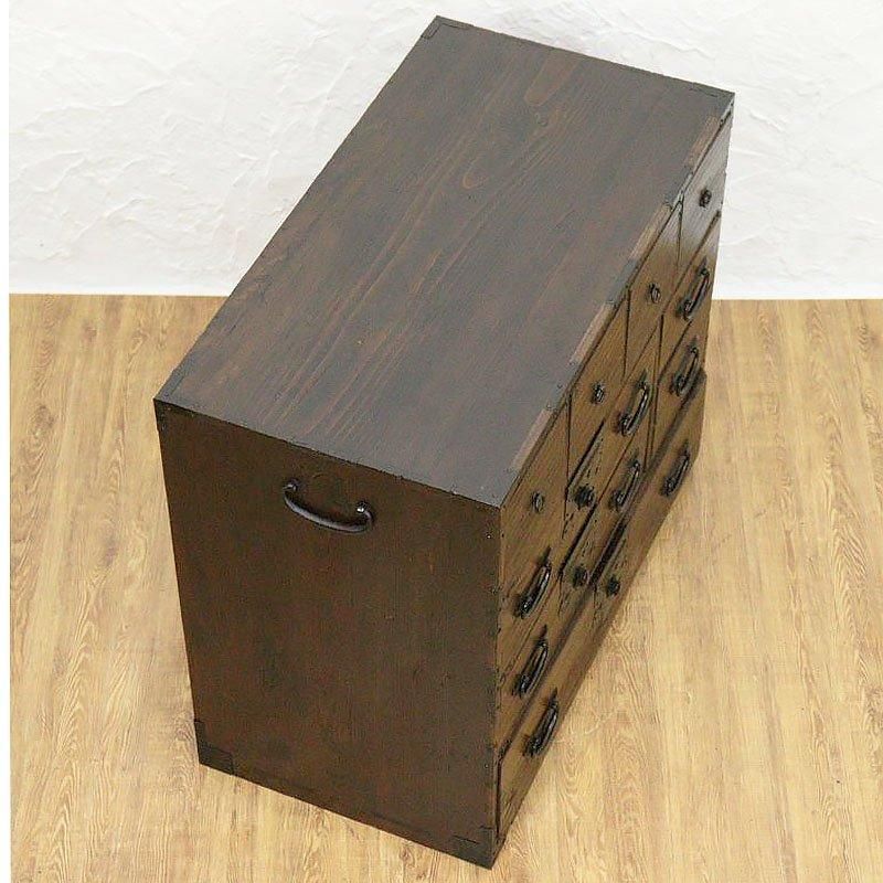 小箪笥 小物箪笥 和家具 時代金具 蕨手金具 アンティーク 明治 小箪笥 小物箪笥 和家具 時代金具 蕨手金具 アンティーク 明治