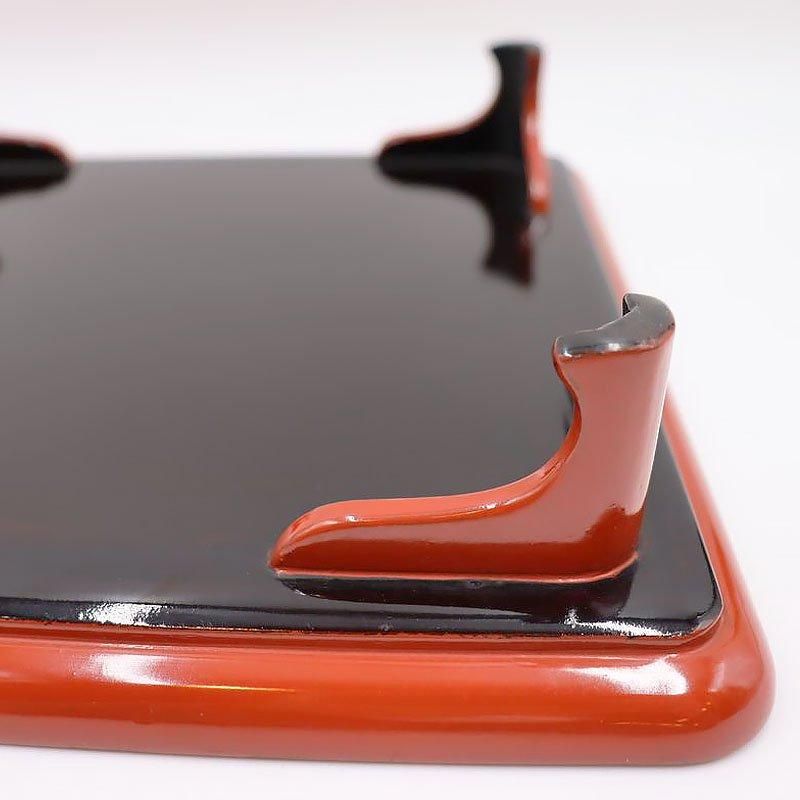 漆塗り 脚付膳 朱塗り 金銀蒔絵 アンティーク