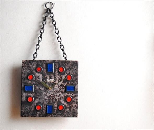 ヴィンテージ ドイツ製 Kienzle 陶器壁掛け時計