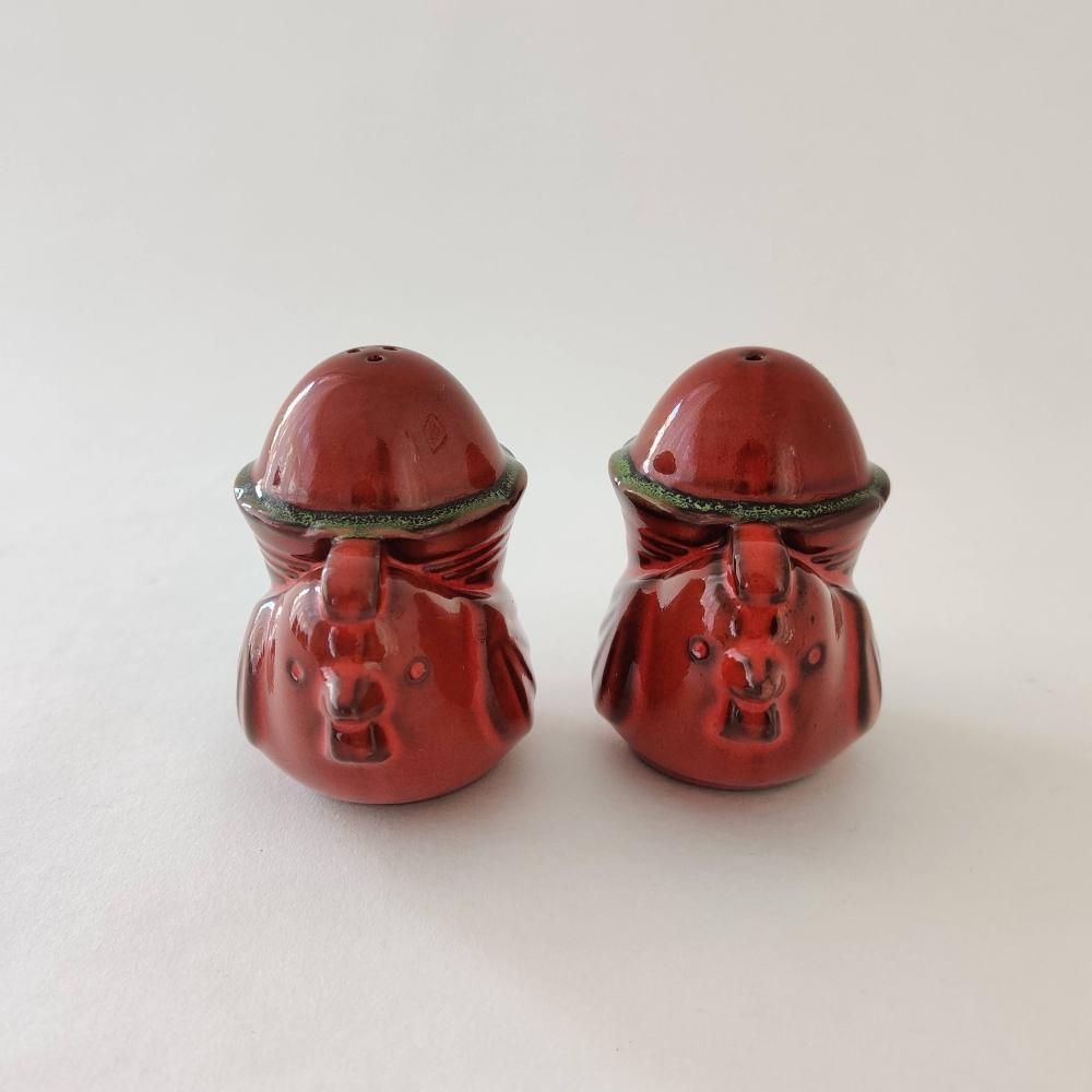ヴィンテージ 陶器 ニワトリ ソルト&ペッパー セット スイス ヴィンテージ 陶器 ニワトリ ソルト&ペッパー セット スイス
