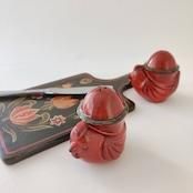 ヴィンテージ 陶器 ニワトリ ソルト＆ペッパー セット スイス