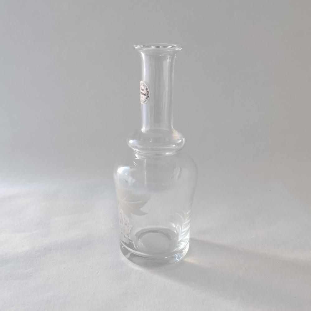 ヴィンテージ ガラス ボトル Glasi Hergiswil 葡萄 スイス