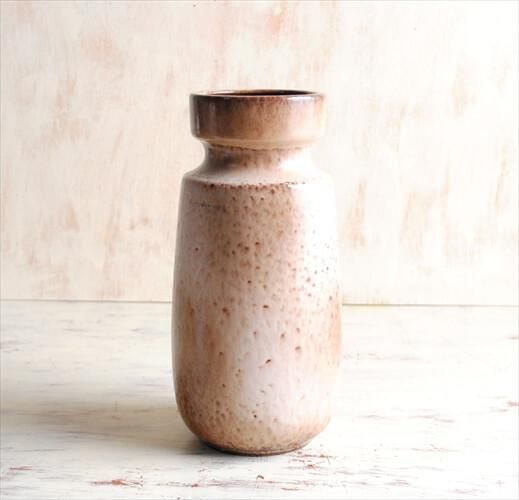西ドイツ製 ヴィンテージ Scheurich窯 陶器の花瓶 Fat lava 花器