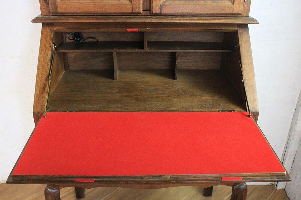 ヴィンテージ フレンチビューローブックケース - ANTIQUE LEAVES