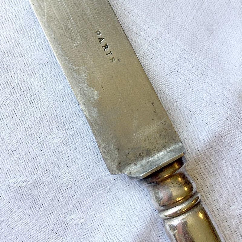 フランス製アンティーク豪華シルバーナイフ10本