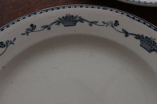 フランス製SALANSの可愛い薔薇プリント皿