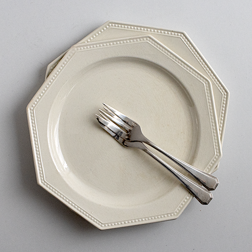 Octogonaleオクトゴナル20cm/Creil et Montereau - ANTIQUE LEAVES