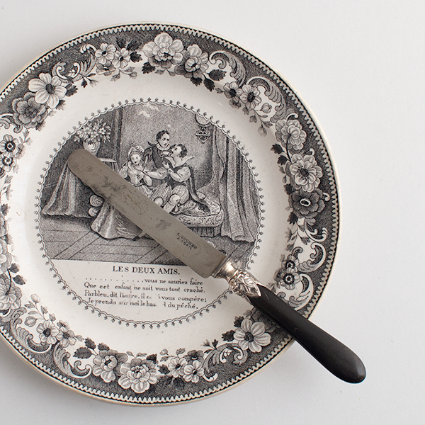 クレイユエモントローのお皿 | フランスアンティーク - antiques