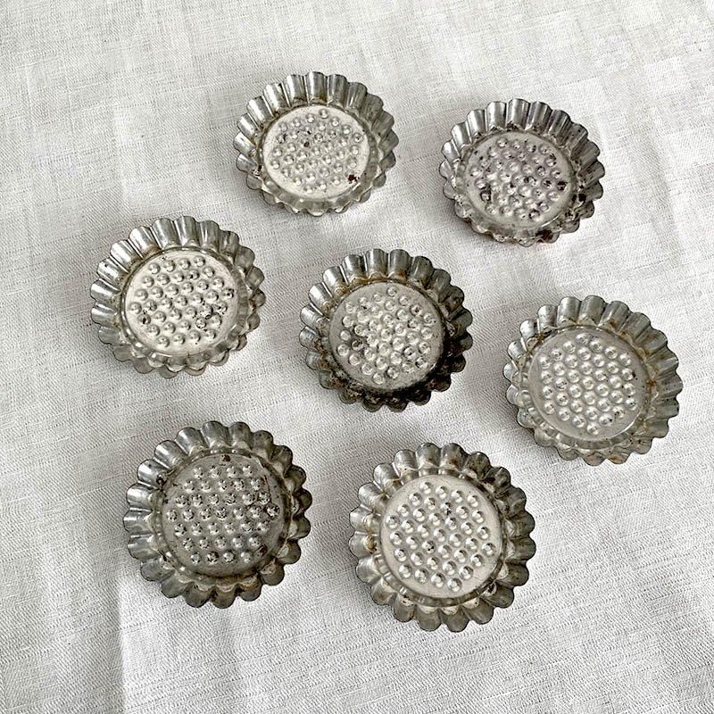 ブリキ製タルトレット焼き型 7.5cm