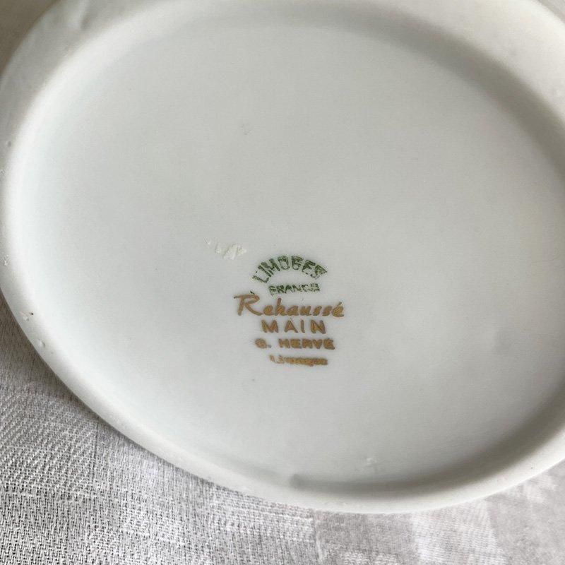 バラモチーフのリモージュ陶器キャニスター