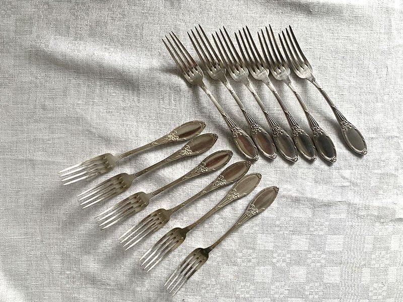 Boulenger シルバープレート デザートフォーク